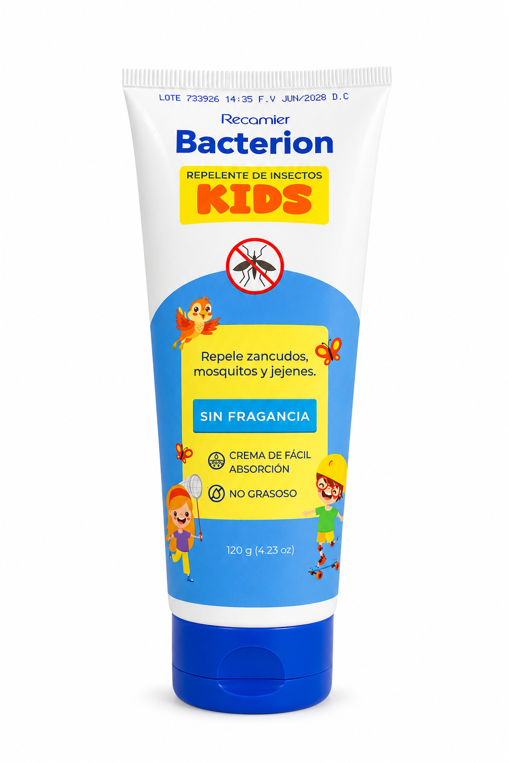Crema Repelente de Insectos Bacterion Kids 120 g