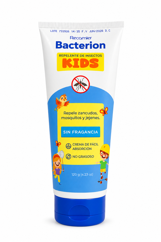 Crema Repelente de Insectos Bacterion Kids 120 g