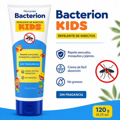 Crema Repelente de Insectos Bacterion Kids 120 g