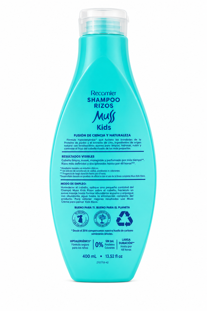 Shampoo para Rizos Muss Kids Recamier 400 ml