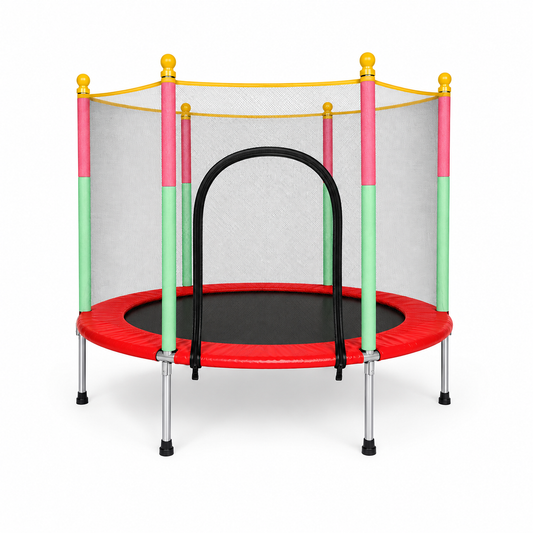Trampolín Beincolin Infantil 1.40 m con Malla de Seguridad y 36 Resortes