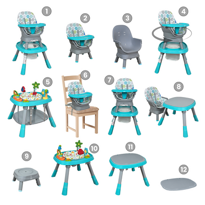 Silla Comedor Bebe Yae 12 En 1 De Priori