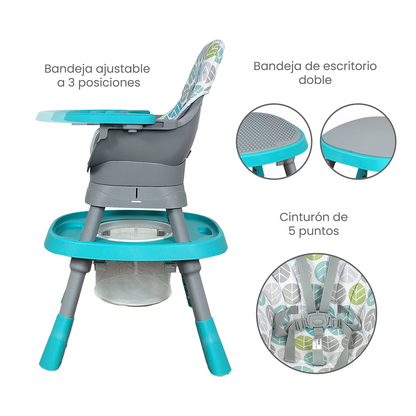 Silla Comedor Bebe Yae 12 En 1 De Priori