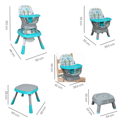 Silla Comedor Bebe Yae 12 En 1 De Priori