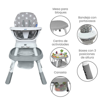 Silla Comedor Bebe Yae 12 En 1 De Priori