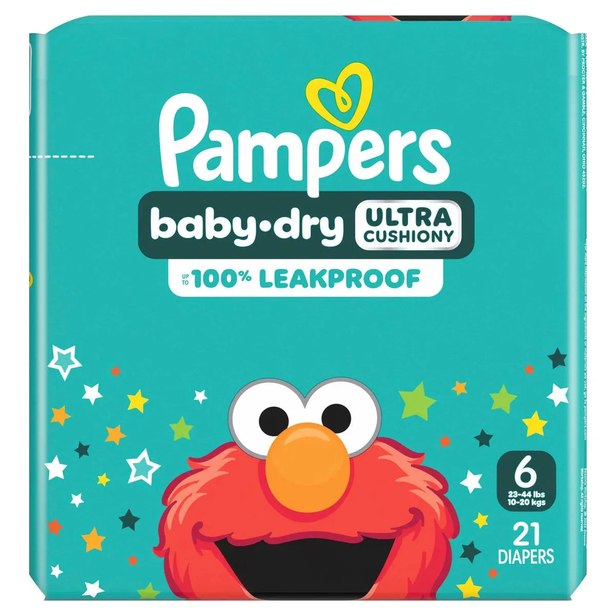 Pañales Pampers Baby-Dry Ultra Cushiony Etapa 6 X 21 Unidades