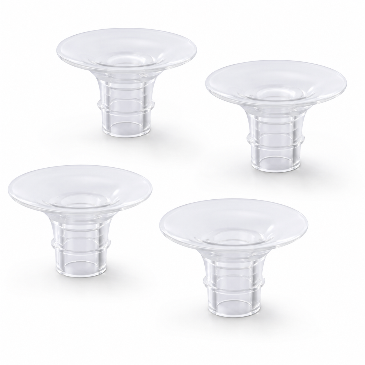 Kit de 4 Adaptadores de Pezón para Extractor – 16, 18, 20 y 22 mm