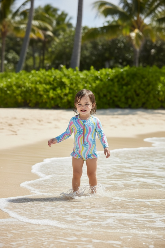 Traje de Baño Niña Enterizo