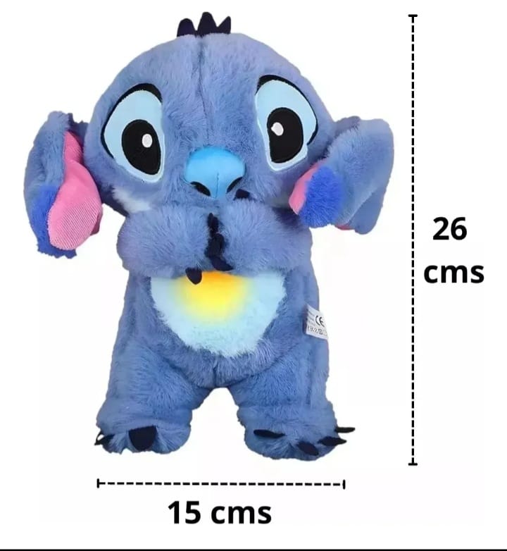 Peluche Stich Musical Con Luz y Respira