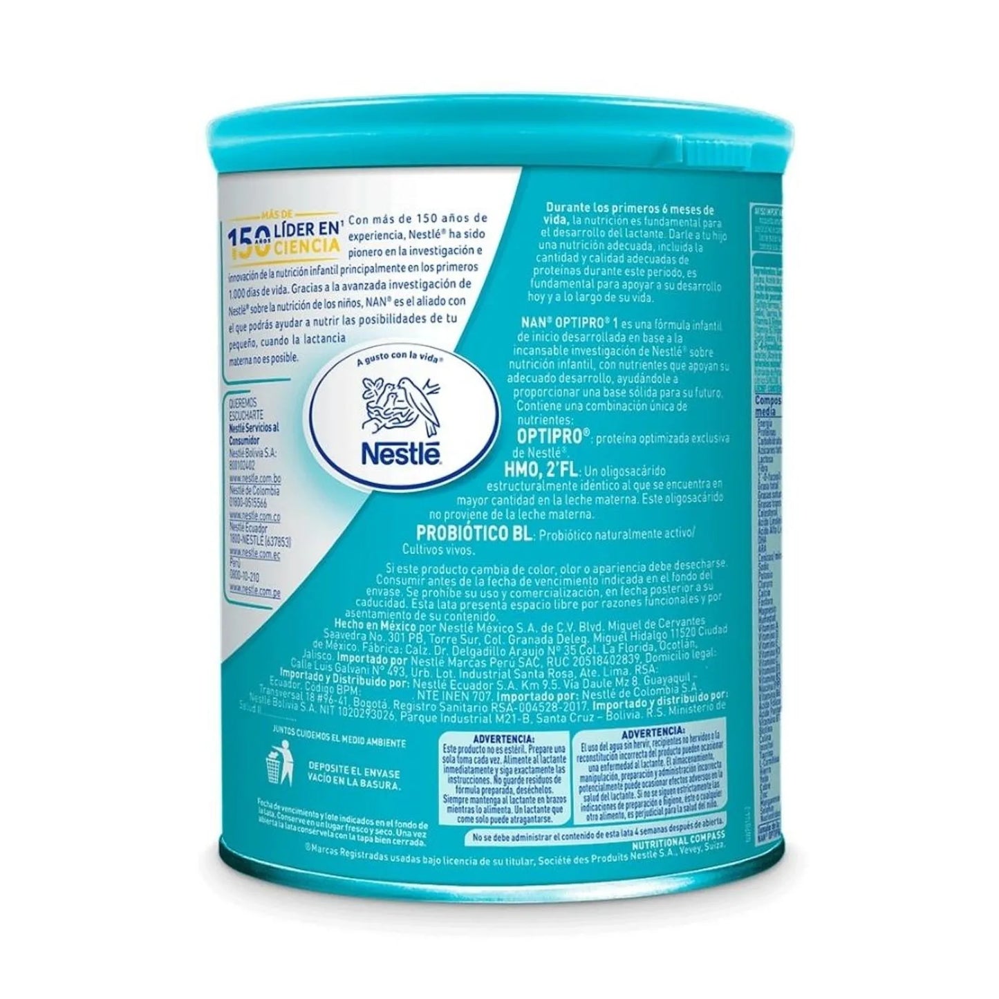 Leche Nan Optipro Etapa 1 x 900 gr