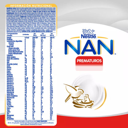 Leche Nan prematuros x 400 gr