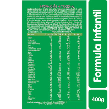 Leche Nestogeno 2 x 400 gr