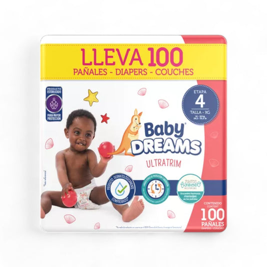 Pañal Baby Dreams Etapa 4 x 100 unidades