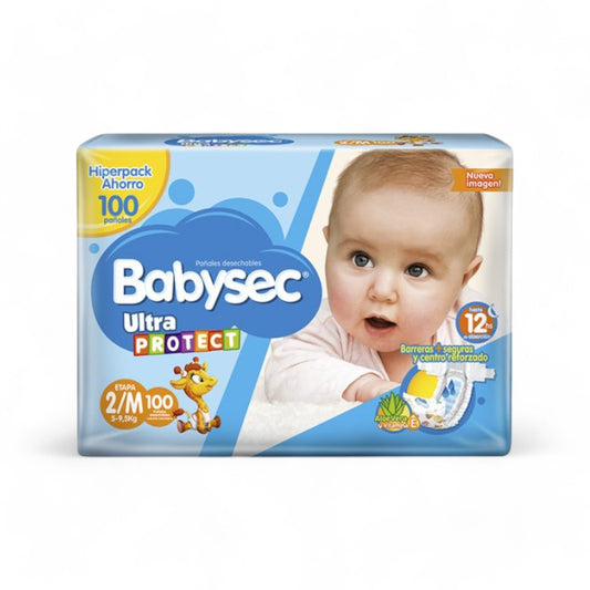 Pañal Babysec Etapa 2 x 100 unidades