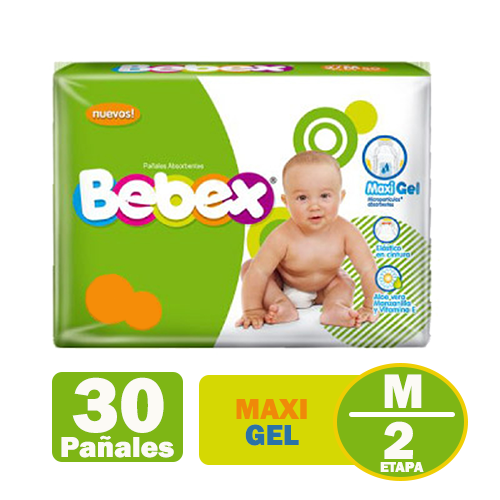 Pañal Bebex Etapa 2 x 30 unidades