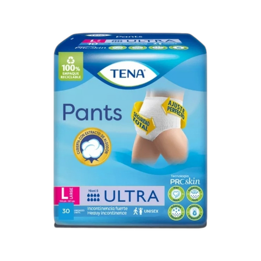 Pañal Tena Ultra Pants Talla L x 30 Unidades