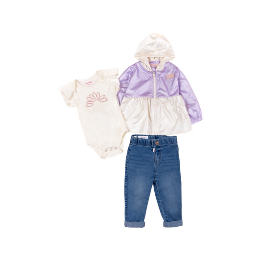 Conjunto 3 Piezas Morado