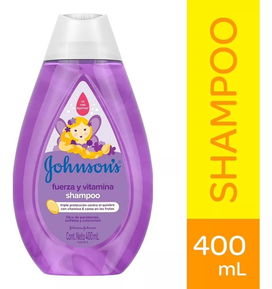 Shampoo Fuerza y Vitaminas x 400 ml Johnsons