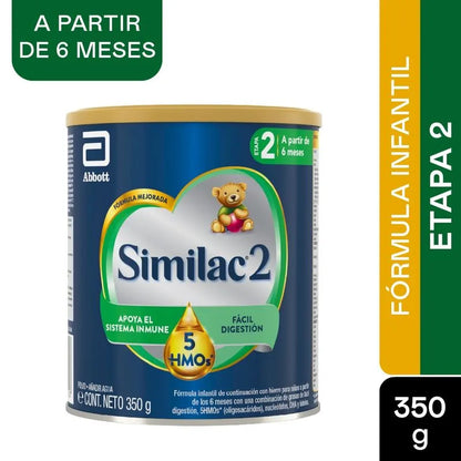 Leche Similac 2 x 350 gramos