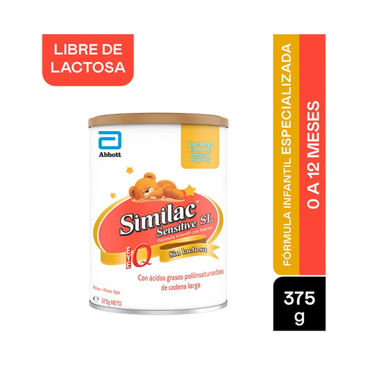 Leche Similac Senstive Sin Lactosa x 375 gr