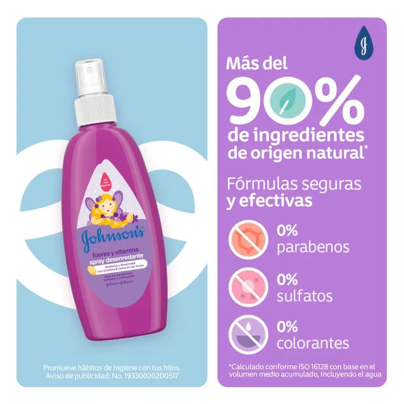 Spray Desenredante Fuerza y Vitaminas x 200 ml