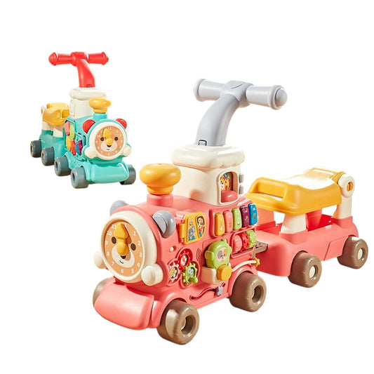 Tren Andadera y Correpasillos Para Bebé 3 en 1