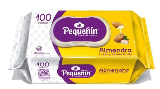 Toallitas Humedas Pequeñin Almendra x 100 Unidades