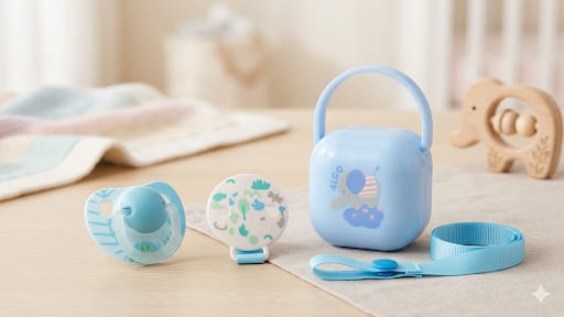 Set de Chupos y Estuche Protector "Forest Friends"