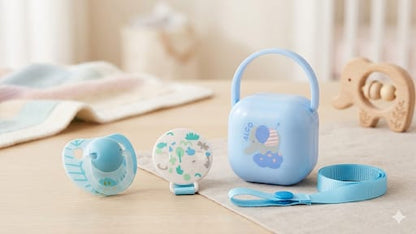 Set de Chupos y Estuche Protector "Forest Friends"