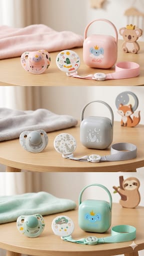 Set de Chupos y Estuche Protector "Forest Friends"