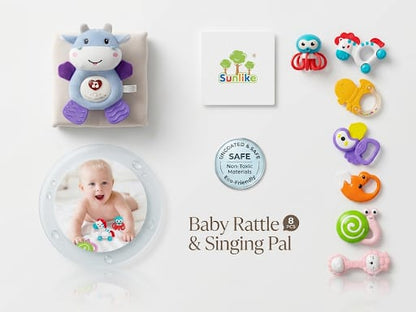 Móvil de Cuna Musical "Soothe & Glow" – Estimulación y Dulces Sueños