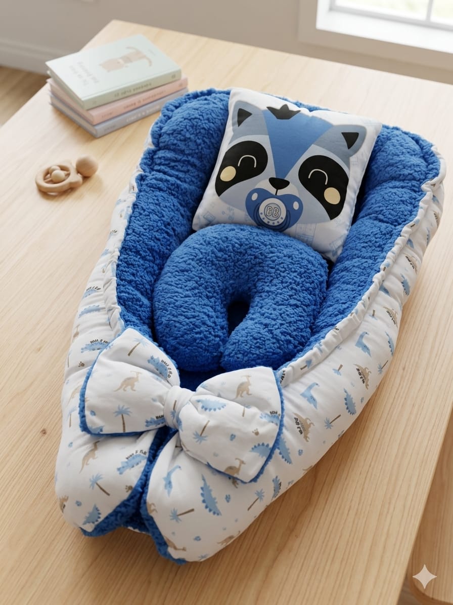Nido Para Bebé Con 2 Almohadas