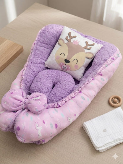 Nido Para Bebé Con 2 Almohadas