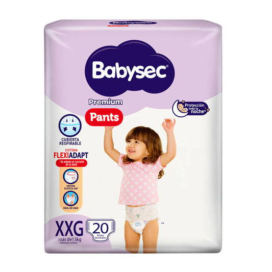 Pañal Babysec Tipo Pants 5 X 20 Unidades