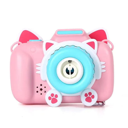 🎀 Cámara de Burbujas de Gato 📸