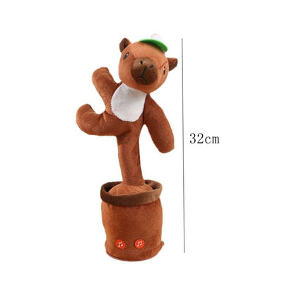 Peluche Capibara Bailarín Musical Interactivo Que Repite