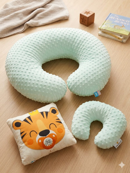 Cojin De Lactancia Con 2 Almohadas Tela Burbuja
