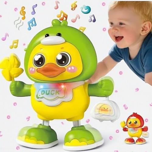 🦆 Pato Bailarín Musical Eléctrico con Luces y Movimiento