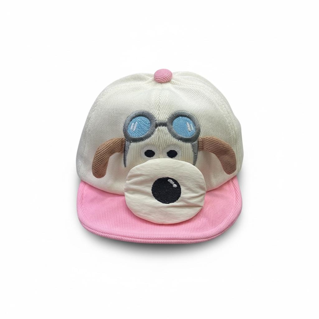 Gorra para bebé "Aviador Perrito" Con Orejitas
