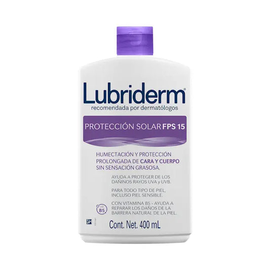 Crema Hidratante Lubriderm Protección Solar 400 ml