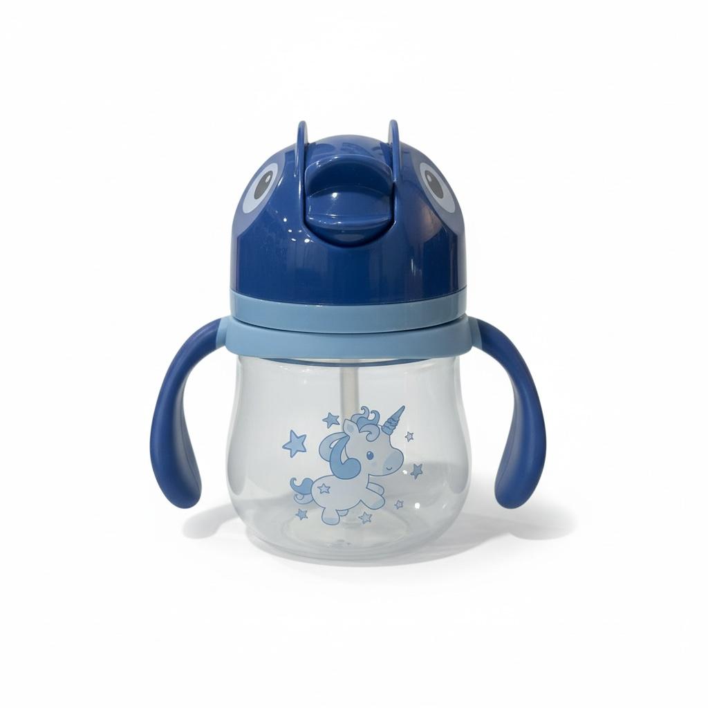 Vaso Entrenador Antiderrames de Pingüino (Con Pajita y Asas)