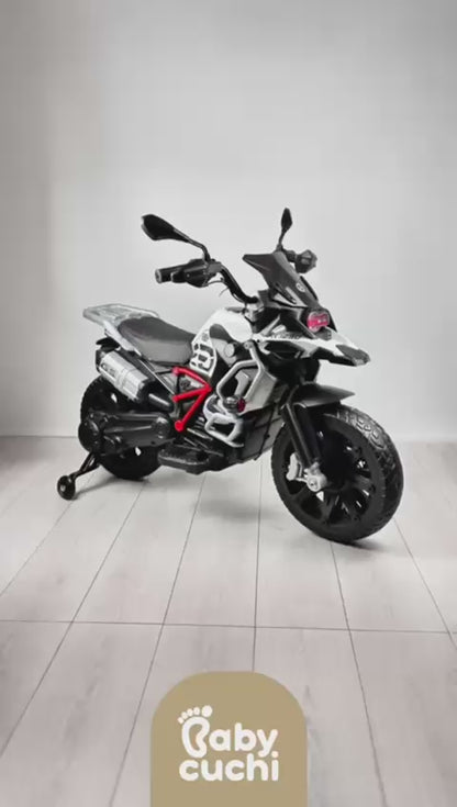Moto BMW Grande 3 a 7 Años Con Llantas En Goma