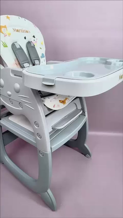 Silla Comedor Escritorio Martinas Con LEGO, Telas En Cuero y Bluetooth