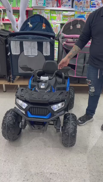 Cuatrimoto Desert 4x4 Con Control Remoto, Con Llantas en Goma, 14 Amperios, 5 motores Grande