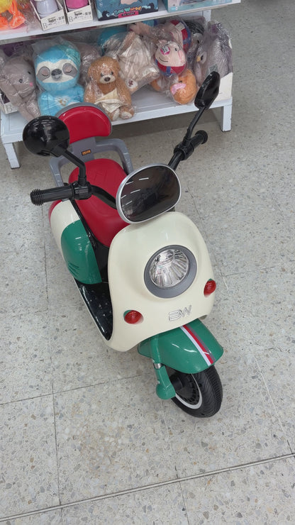 Moto Eléctrica Infantil Estilo Vespa New Martina Prinsel 6V