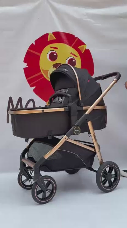 Coche Tipo Moisés Múnich Premium Con Doble Acolchado