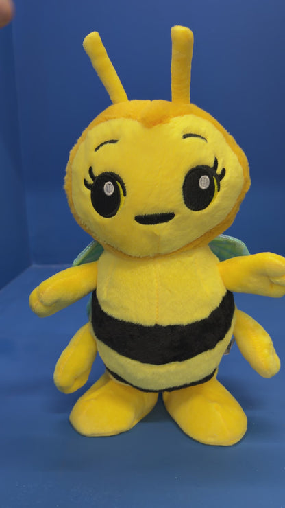 Abejita Musical De Peluche Que Camina De 37 Cm Plim Plim