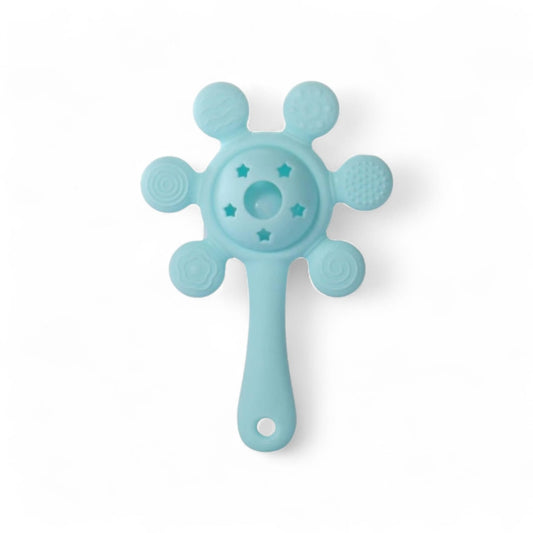 👶 Sonajero Mordedor de Silicona Sensorial