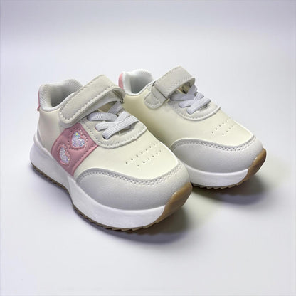 Zapatilla Deportiva Infantil Con Velcro Para Niña