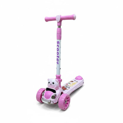 🛴 Scooter Infantil "Amigos sobre Ruedas" con Luces y Personajes